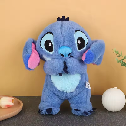 Stitch Plush Toy with Light that Breathes and Calms Anxiety with Music for Sleeping